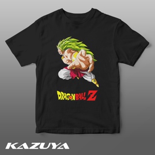 แขนสั้นcrew neckเสื้อยืด พิมพ์ลายการ์ตูน Dragon Ball Z Kazuya DV-0067S-XXXXL_04