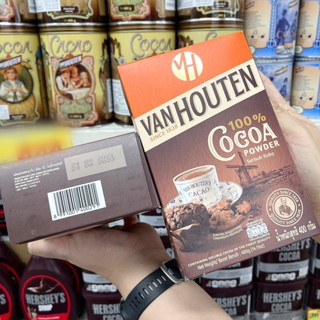 🔥🔥🔥   ️ Van Houten  COCOA POWDER 100 G. / 400 G.  ️ แวนฮูเตโกโก้ โกโก้ผงแบบเข้มข้น อร่อย!!    นำเข้าจากเยอรมัน