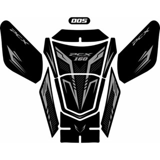 สติกเกอร์คาร์บอน PCX 160 ป้องกันรอย สําหรับติดตกแต่งถังน้ํามัน