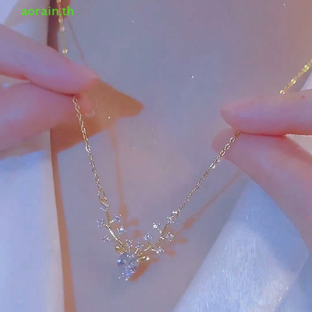 ของขวัญวันวาเลนไทน์-เครื่องประดับ-สร้อยคอโซ่-จี้กวางตัวน้อย-ระดับไฮเอนด์-เหมาะกับของขวัญวันเกิด-สําหรับผู้หญิง