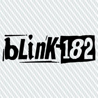 blink-182 แบบ3 สติกเกอร์ งานตัดไดคัท พีวีซีกันน้ำ ขนาด 5.3 x 17 cm ราคชิ้นละ 19 บาท