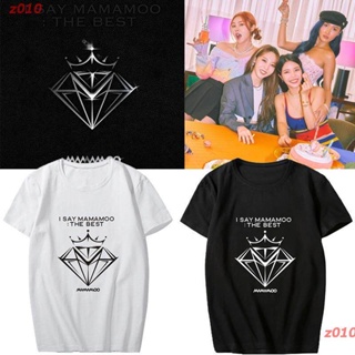 ราคาต่ำสุด!! 2022 MAMAMOO Album THE BEST Same T-shirt ผู้หญิง ดพิมพ์ลาย เสื้อยืดผ้าฝ้าย คอกลม cotton ความนิยม discount S