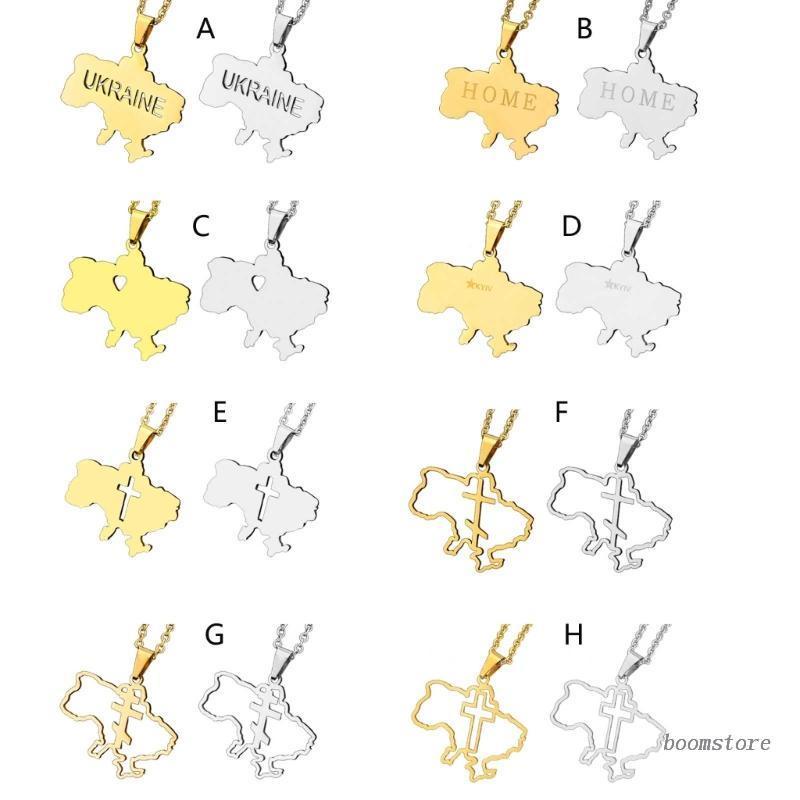 บูม-ยูเครน-แผนที่-สร้อยคอ-จี้-สร้อยคอ-ธงยูเครน-สร้อยคอ-เครื่องประดับยูเครน