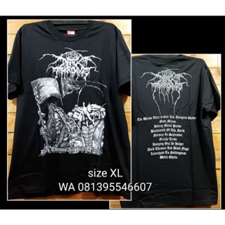 [สไลด์ซ้าย] เสื้อยืด พิมพ์ลาย METAL DARKTHRONE ของแท้ PRAPATAN REBEL