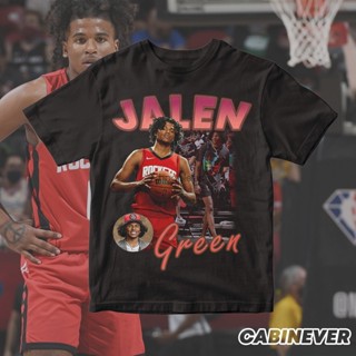 เสื้อยืดผู้ เสื้อยืด ลาย Jalen Green Rap S-5XL_03