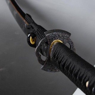 มีดไม้ Iaido พร้อมฝัก เคนโด้ ใบมีดซามูไรญี่ปุ่น ฝึกปฏิบัติ ไม้เนื้อแข็ง เคนโด้ญี่ปุ่น ดึงดาบโดยไม่ต้องเปิดขอบ