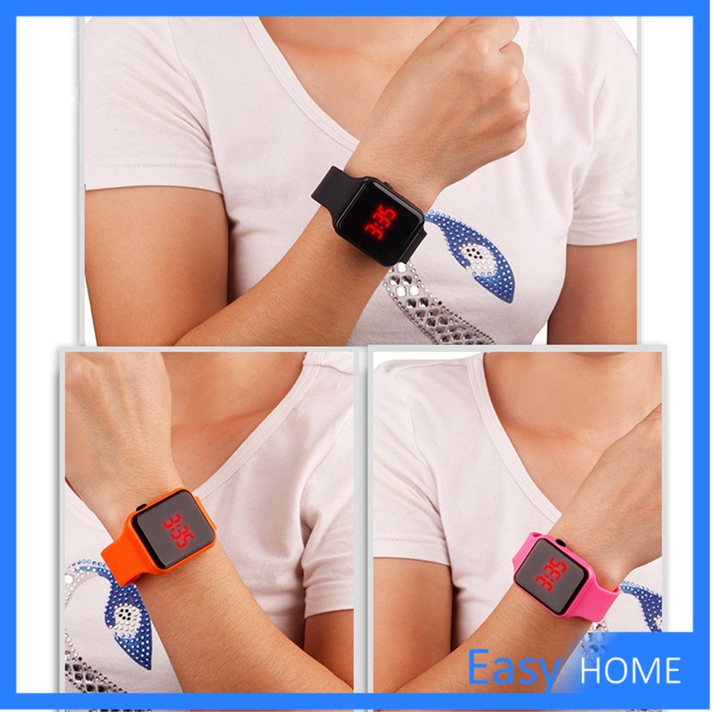 easy-home-นาฬิกาดิจิทัลมีไฟ-led-สายซิลิโคน-สไตล์สปอร์ต-fashion-watches