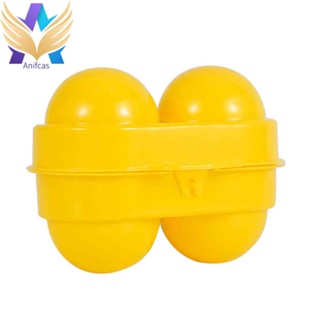 กล่องเก็บไข่ 2 ช่อง สีเหลือง สําหรับตั้งแคมป์ ปิกนิก