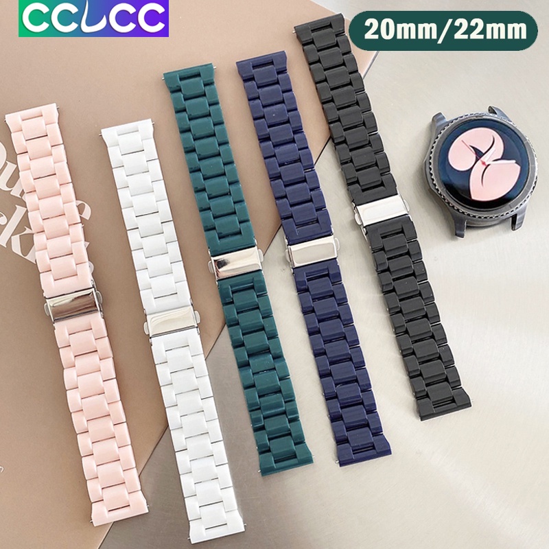 cclcc-สายนาฬิกาข้อมืออะคริลิค-20-มม-22-มม-แบบเปลี่ยน-สําหรับ-samsung-active-1-2-gear-s2-s3-galaxy-watch-4-42-มม-46-มม