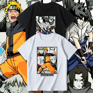 Summer new style 100% cotton short-sleeved t-shirt male teenager student Naruto Naruto Kakashi clothes trendy T_07