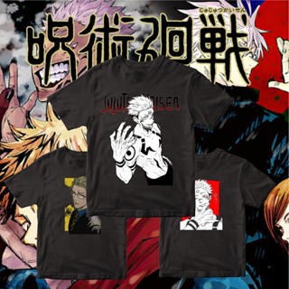 (พร้อมส่ง)เสื้อยืด jujutsu kaisen มหาเวทย์ผนึกมารเสื้อสีดำผ้าCOTTONอย่างดี_05