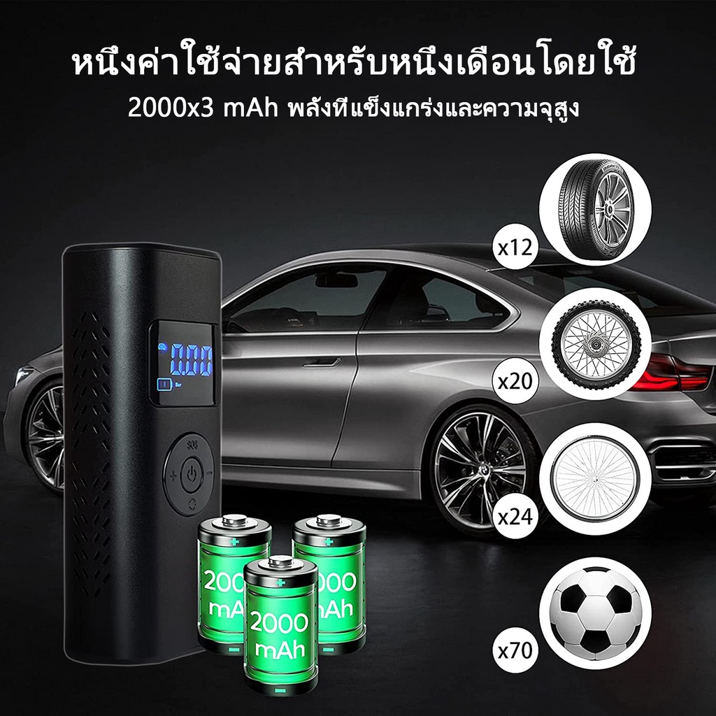 ปั้มลม-ปั๊มลมรถยนต์-ที่สูบลมรถยนต์-ปั้มลมไฟฟ้า-12v-ปั๊มลมไฟฟ้าติดรถยนต์-ปั้มลมแบบพกพา-ปั้มลมไร้สาย