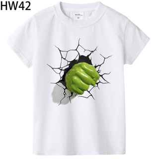 Hip Hop 3D Boys Hulk Shirts Marvel Ironman Toddler Boys Captain America Short Sleeve T-shirt Kids Summer Graphic T_11