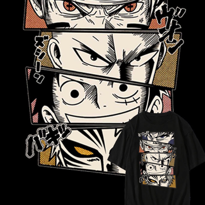 แขนสั้นพิมพ์ลาย-2021-spring-and-summer-new-style-anime-naruto-one-piece-100-cotton-japanese-harajuku-t-shirt-men-02