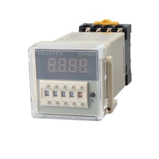 DH48J-11A 1-999900 11ขา เคาเตอร์นับจำนวน แบบดิจิตอล AC220V DC24V series  contact/sensor signal input digital counters 8