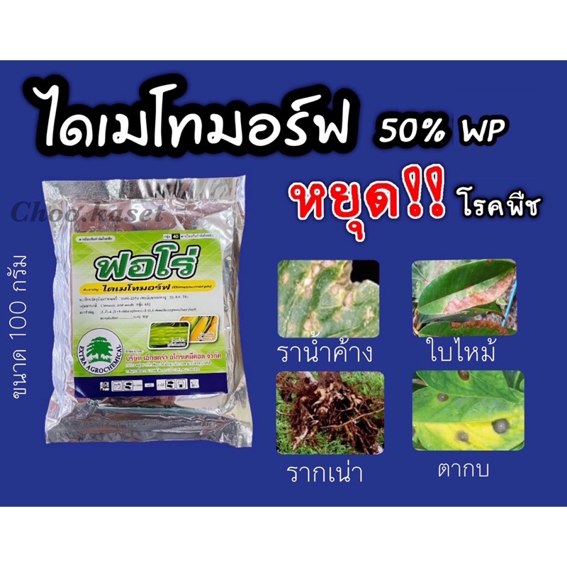 ไดเมโทมอร์ฟ50-สารป้องกันกำจัดโรคราน้ำค้าง-100-กรัม