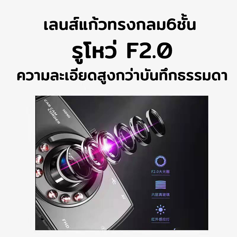 ถูกที่สุด-dash-cam-กล้องติดรถยนต์-กล้องหน้ารถยน2023-full-hd-1080p-เมนูภาษาไทย-ติดตั้งง่าย-ติดตั้งง่าย