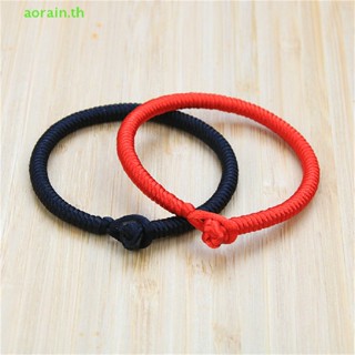 # สไตล์ชาติ # สร้อยข้อมือถัก แฮนด์เมด สีแดง ของขวัญเพื่อน สําหรับผู้หญิง