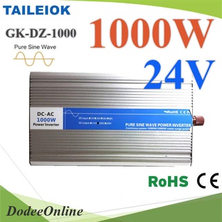 .อินเวอร์เตอร์ 1000W Off-Grid Pure sine wave 24V DC to AC 220V รุ่น GK-DZ-1000W-24V DD