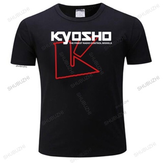 ใหม่ Kyosho ญี่ปุ่น RC Racing เสื้อยืด Graphic Tee สีดำสีขนาด S ถึง5XL ฝ้าย Tshirt Men แฟชั่นฤดูร้อน Tee-เสื้อยูโรขนาดS-