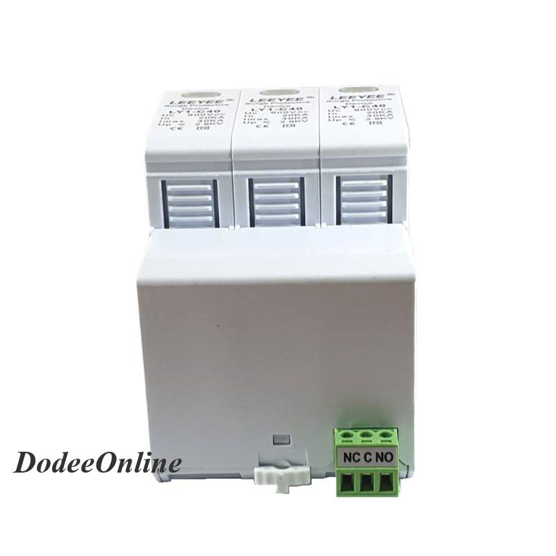 dc-surge-800v-signal-signal-dc-solar-surge-leeyee-ly1-c40-800v-อุปกรณ์ป้องกันฟ้าผ่า-ไฟกระชาก-dd