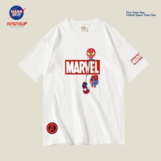 เสื้อยืดแขนสั้นพิมพ์ลาย Marvel Joint Name Marvel Avenger Alliance 4 10th สําหรับผู้ชาย_01