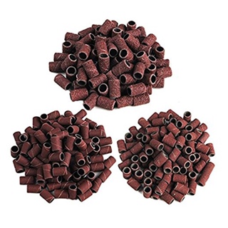 【AG】100Pcs Grinding Sand Ring Wear-resistant Workmanship Durable Nail Drill Machine Grinding Sand