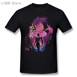 T-Shirtเสื้อยืดคอกลม แขนสั้น ผ้าฝ้าย แบบนิ่ม พิมพ์ลายกราฟฟิค CIHD Cool Jojo Bizarre Adventure แฟชั่นฤดูร้อน สําหรับผู้ชา