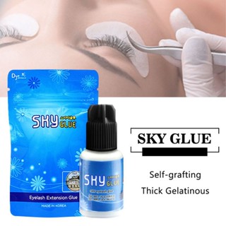 Sky กาวต่อขนตา กาวต่อขนตา สีดำ แห้งเร็ว ปริมาณ 5 มิลลิลิตร