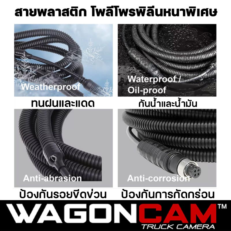 wagoncam-สายสัญญานกล้องติดรถบรรทุก