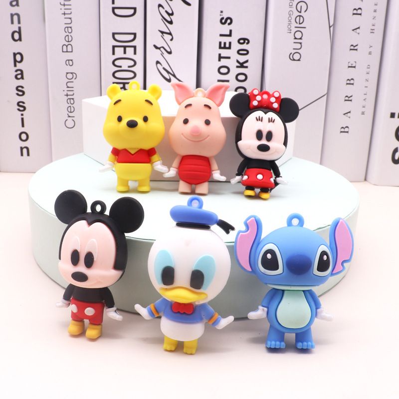 disney-ตุ๊กตาพวงกุญแจ-diy-mickey-mouse-minnie-mouse-donald-duckstitch-กระเป๋า-จี้-เครื่องประดับ-พร้อมส่ง