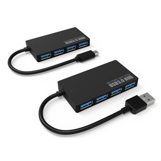 ฮับขยาย USB 3.0 Type-C 4 พอร์ต USB 3.0 4 พอร์ต บางพิเศษ USB 3.0