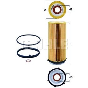 กรองเครื่อง BMW SERIES 3 E90 SERIES 5 F10 SERIES 7 F01 F02 F03 F04 X5 E70 X6 E71 E72 N57 D30 6สูบ MAHLE