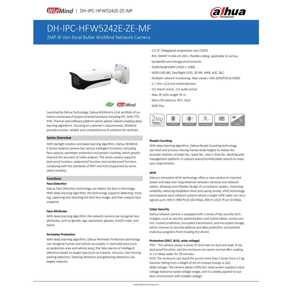 dahua-กล้องวงจรปิด-ip-2-ล้านพิกเซล-รุ่น-dh-ipc-hfw5242ep-ze-mf