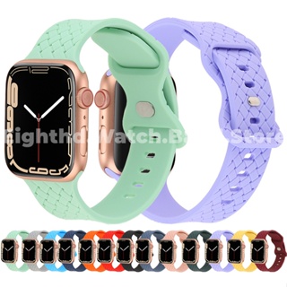 ภาพหน้าปกสินค้าสายนาฬิกาข้อมือซิลิโคน สําหรับ Apple Watch Series Ultra 8 7 6 SE 5 4 3 2 1 ขนาด 49 มม. 41 มม. 45 มม. 44 มม. 42 มม. 40 มม. 38 มม. ที่เกี่ยวข้อง