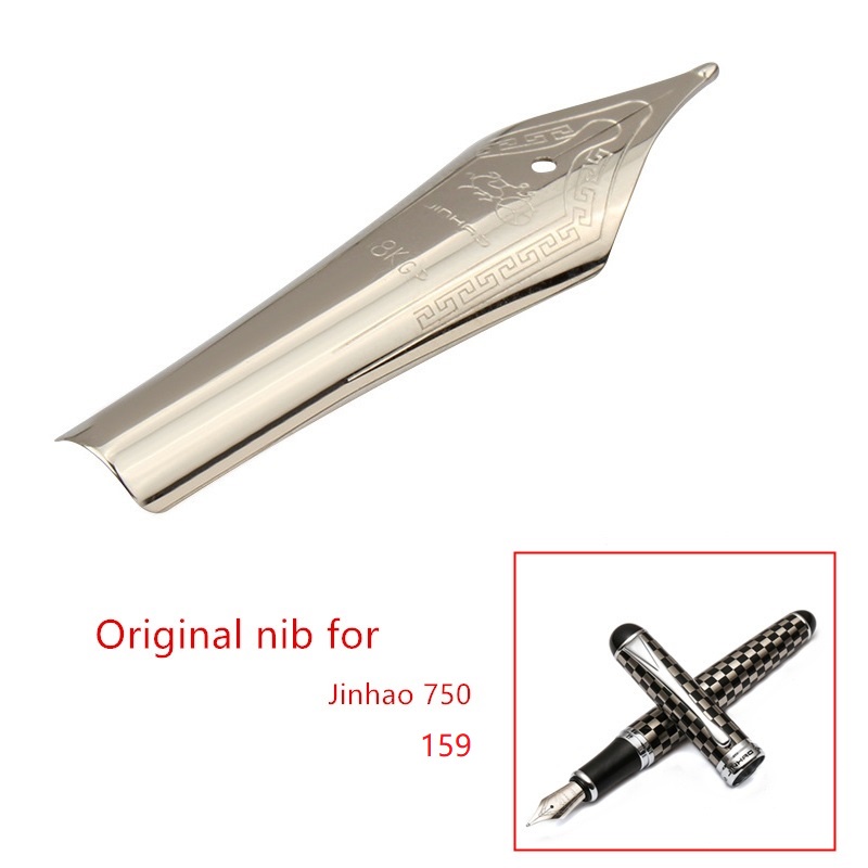 Penlab 1pcs Jinhao Nib สําหรับปากกาหมึกซึม, 18KGP M, 0.38 มม.F EF Tip ...