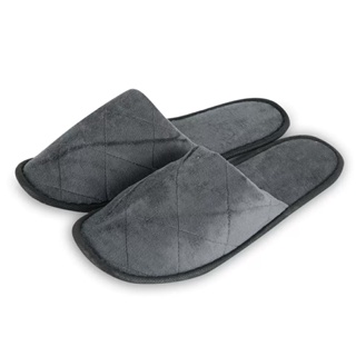 MODERNHOME รองเท้าผ้าขนแกะ ไซต์ L สีเทา สลิปเปอร์ slipper