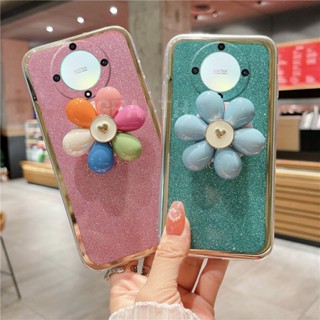 พร้อมส่ง ใหม่ เคสโทรศัพท์มือถือแบบแข็ง กันกระแทก ลายกลีบดอกไม้ หลากสี สําหรับ Huawei HONOR X9a 5G X7A HonorX9a HONORX7A 2023