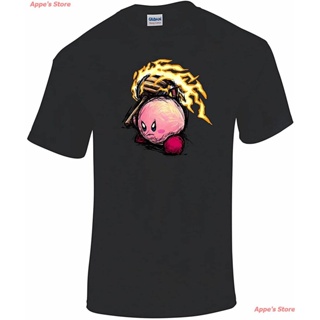 เสื้อยืดสีขาวAppes Store COD BSD Bungou Stray Dogs Kirby Hammer Flame, Custom Tshirt เสื้อยืดพิมพ์ลาย ผู้ชายและผู้หญิงS