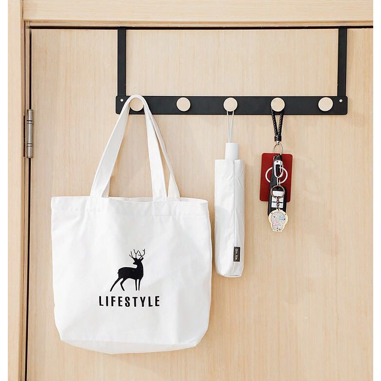 พร้อมส่ง-ที่แขวนประตูมิมินอล-ตัวแขวนไม้บีช-มินิมอล-ของแต่งห้อง