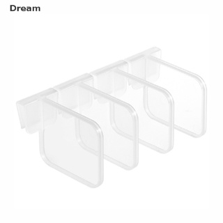 &lt;Dream&gt; เฝือกแบ่งช่องเก็บของในตู้เย็น พลาสติก พับเก็บได้ 4 ชิ้น