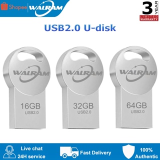 ภาพขนาดย่อของภาพหน้าปกสินค้าWalram USB2.0 แฟลชไดรฟ์ความเร็วสูงทรงกลมยาว U Disk 16gb 32gb 64gb ความจุขนาดใหญ่ จากร้าน walram.th บน Shopee