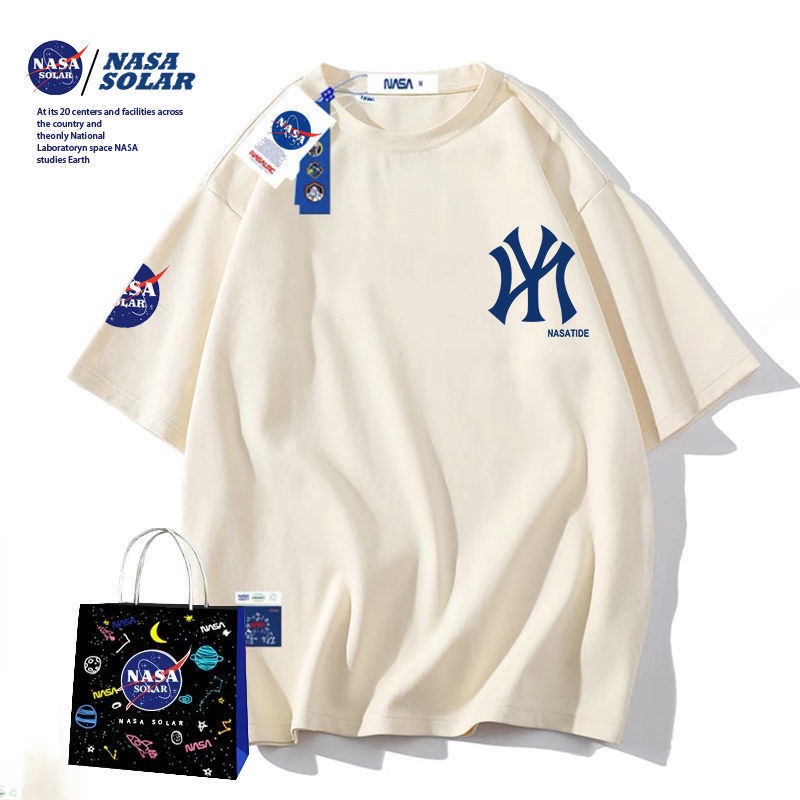 พร้อมส่ง-nasa-เสื้อยืดคอกลมที่มีสไตล์-เสื้อยืดผ้าฝ้ายคุณภาพสูง-ใหม่-23