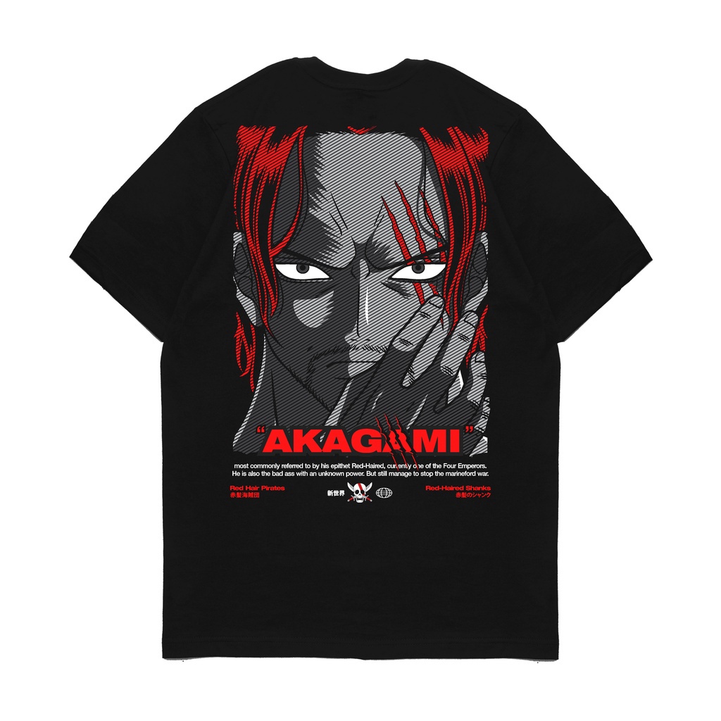 อะนิเมะเย็น-one-piece-shanks-tshirt-อะนิเมะเสื้อแขนสั้นเสื้อลําลองหลวมทีแฟชั่นเสื้อกราฟิกด้านบน-r-53