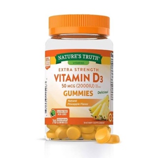 Natures Truth Vitamin D3 Gummies 2,000IU | 50mcg. 70Gummies