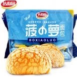 ขนมปังสับปะรดขนมปังนุ่ม ขนมปังอาหารเช้า  达利园菠小萝面包240g 软面包 早餐面包