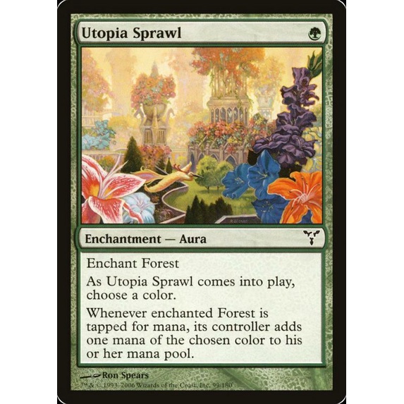 Utopia Sprawl ชุด Dissension การ์ด MTG | Shopee Thailand
