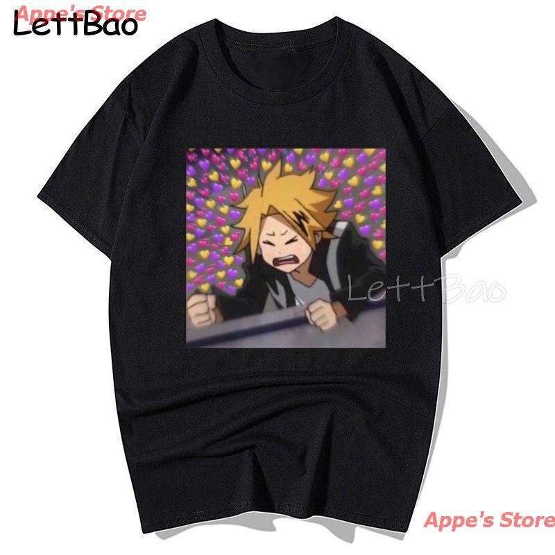 เสื้อยืดสีขาวappes-store-2022-my-hero-academia-mha-t-shirt-men-cotton-t-shirt-anime-boku-no-hero-academia-clothes-anime