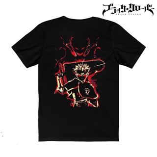 Anime Black Clover T-shirt Black Grimoire Asta Tops Short Sleeve Casual Graphic Fashion Tee Shirt Plus Size_01