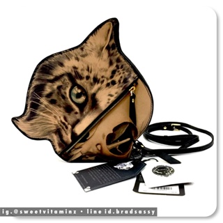 กระเป๋าสะพายลายหน้าแมว สวยหรูดูดีมาก จาก Sretsis (สินค้าใหม่ ป้ายห้อย ของแท้ 100% จาก Shop คะ)